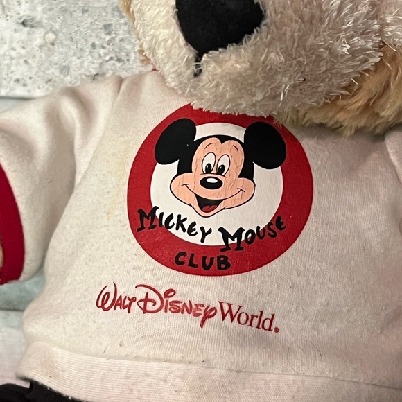 Disney Parks Walt Disney World Duffy Teddy Bear Mickey Mouse‎ Club Shirt Plush - Picture 2 of 12